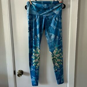 teeki Peacock yoga pants